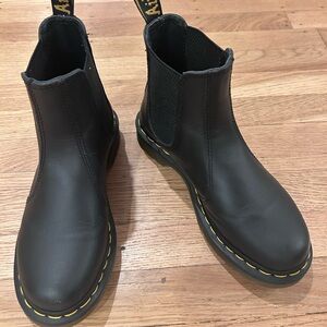 Dr. Martens Chelsea Black Boots